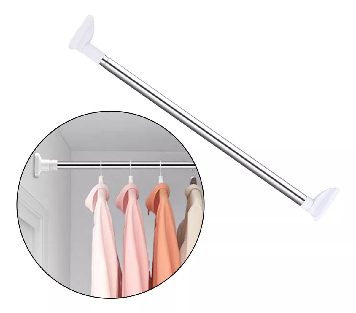 Tubo expansible para colgar ropa - Image 2